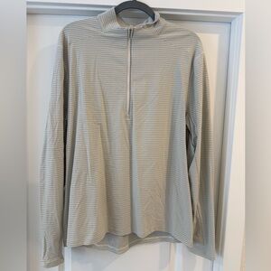 Lululemon Athletica Men's Surge Gray Half Zip